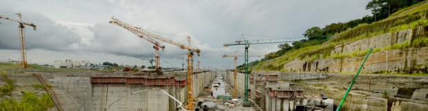 Multilateral Institutions Visit the Panama Canal Expansion