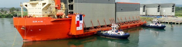 Second Shipment of new gates arrive at the Panama Canal