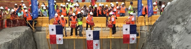 Panama Canal Expansion Begins Filling of New Locks