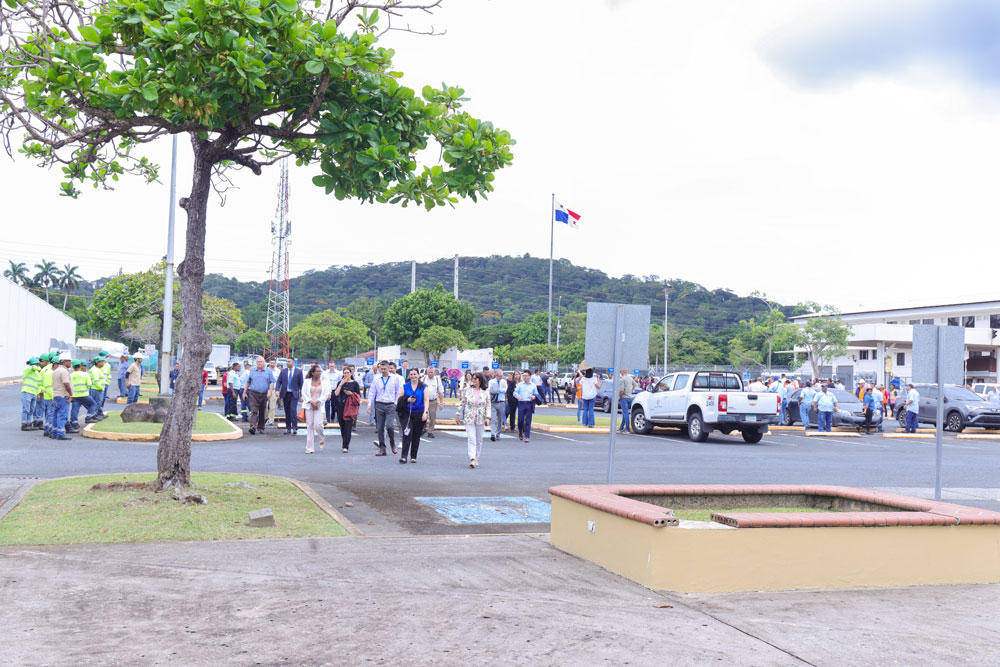 Canal de Panamá participa en simulacro nacional