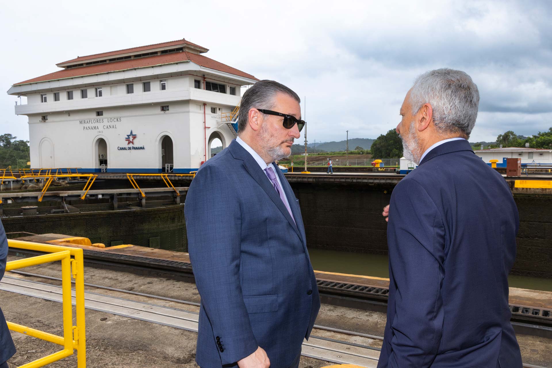 Senador Ted Cruz de EE. UU. visita el Canal de Panamá