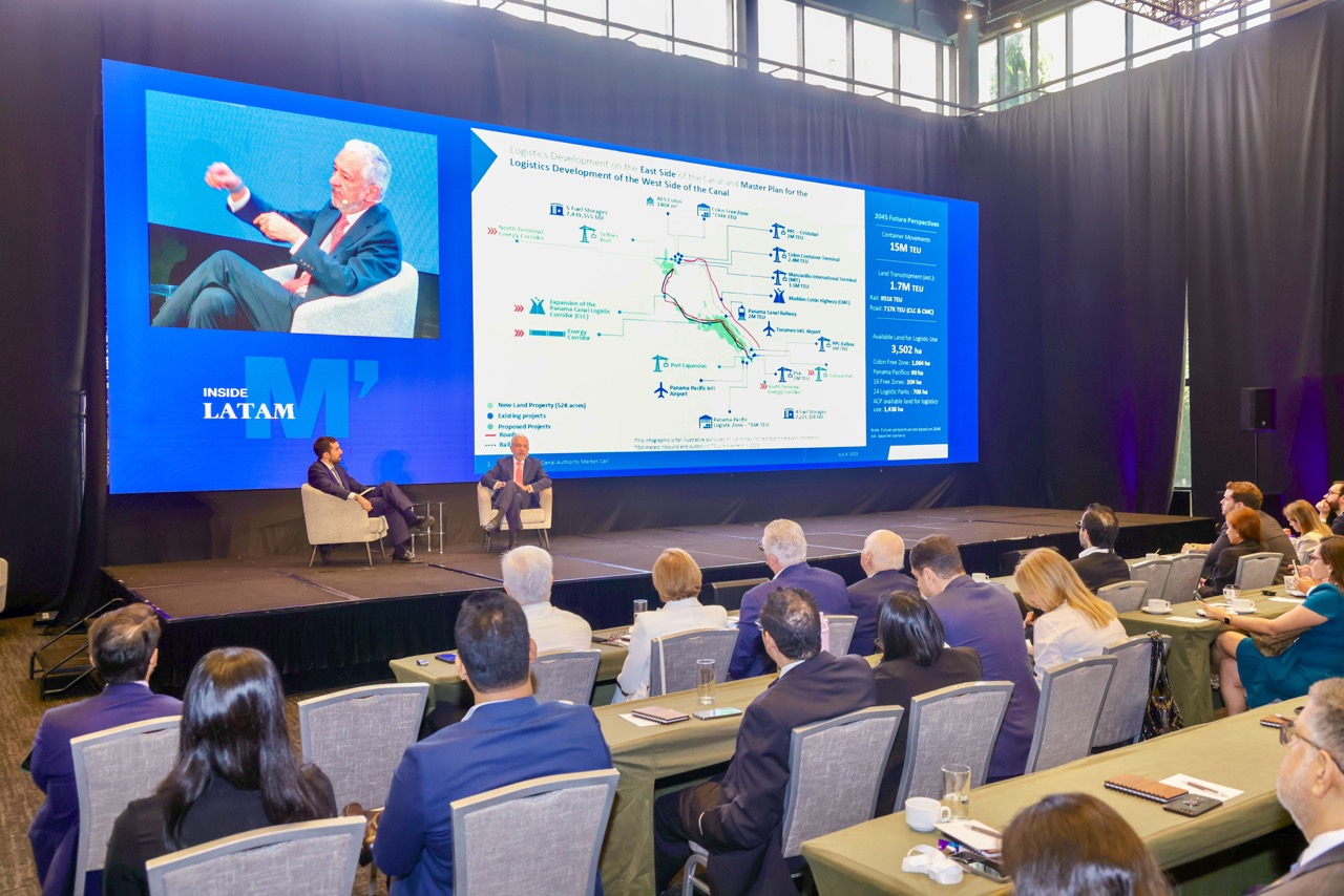 Canal de Panamá reafirma su papel estratégico y su agenda de sostenibilidad en Inside LatAm: Panamá 2025